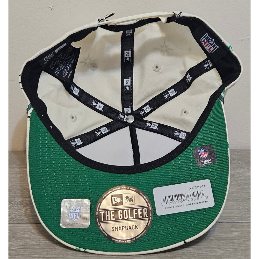 New Era Men's Cream Philadelphia Eagles Celestial Golfer Adjustable Hat - Picture 5 of 8